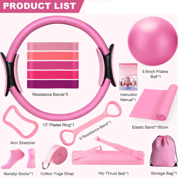 13-Piece Yoga & Pilates Kit
