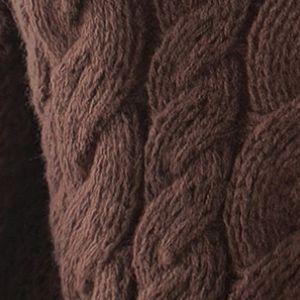 Cable Knit Round Neck Sweater