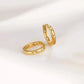 925 Mini Zirconia Hoop Earring