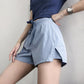 High Waist Quick-Drying Sports Letter Shorts for Women