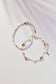 Seashell & Pearl Inline Charm Anklet