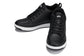 CALTO - Q271  - 2 Inches Taller (Black Noir) - Elevated Leatherette Micro-Perforated Sneakers