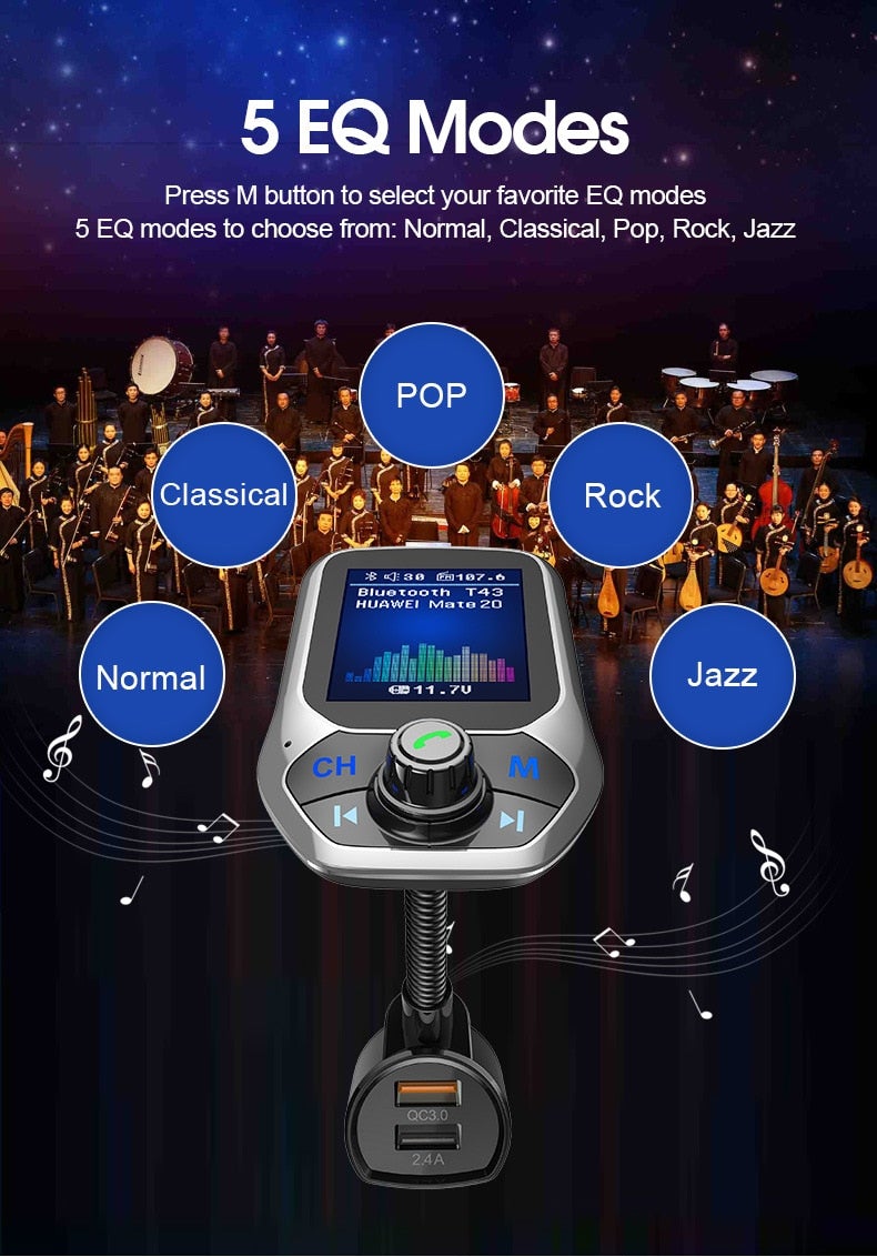 Car MP3 Bluetooth Music Player